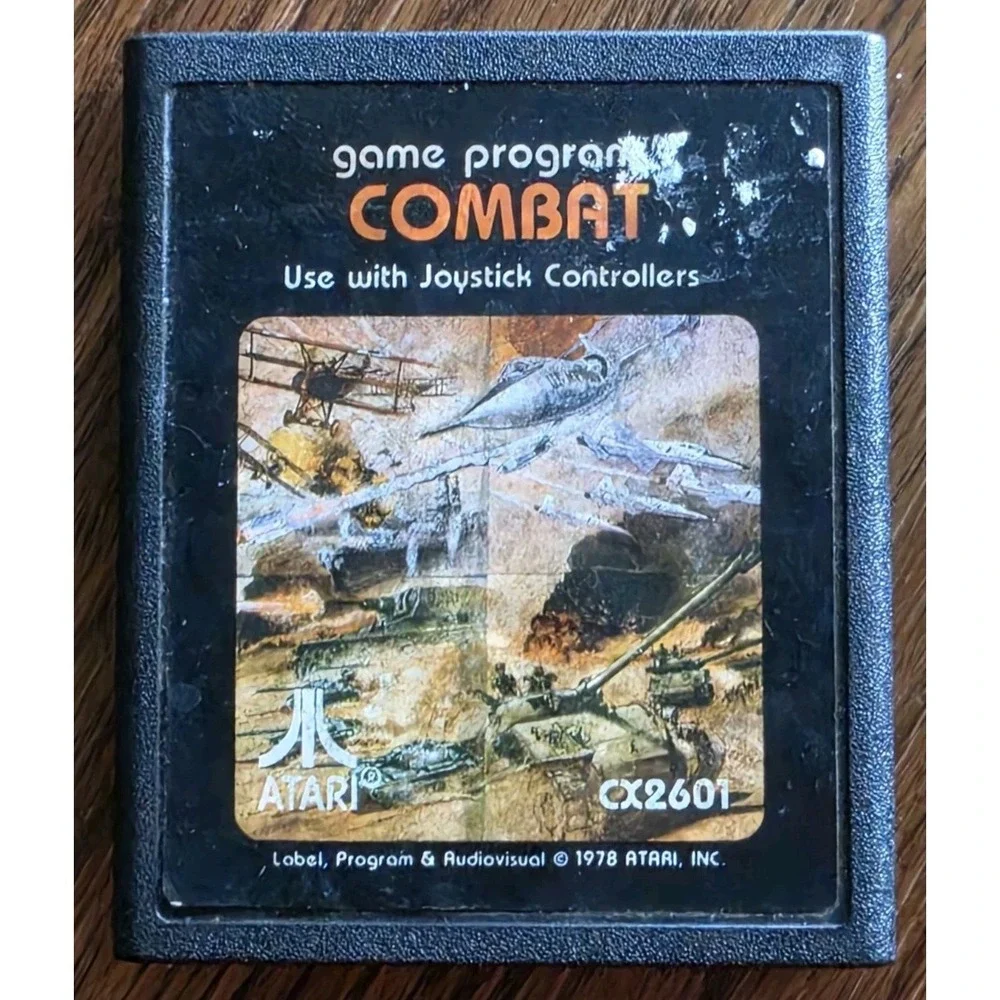 Combat Game Cartridge (Atari 2600, 1977)